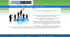Desktop Screenshot of indiatechint.com