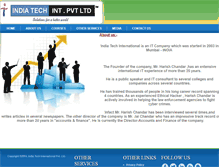 Tablet Screenshot of indiatechint.com
